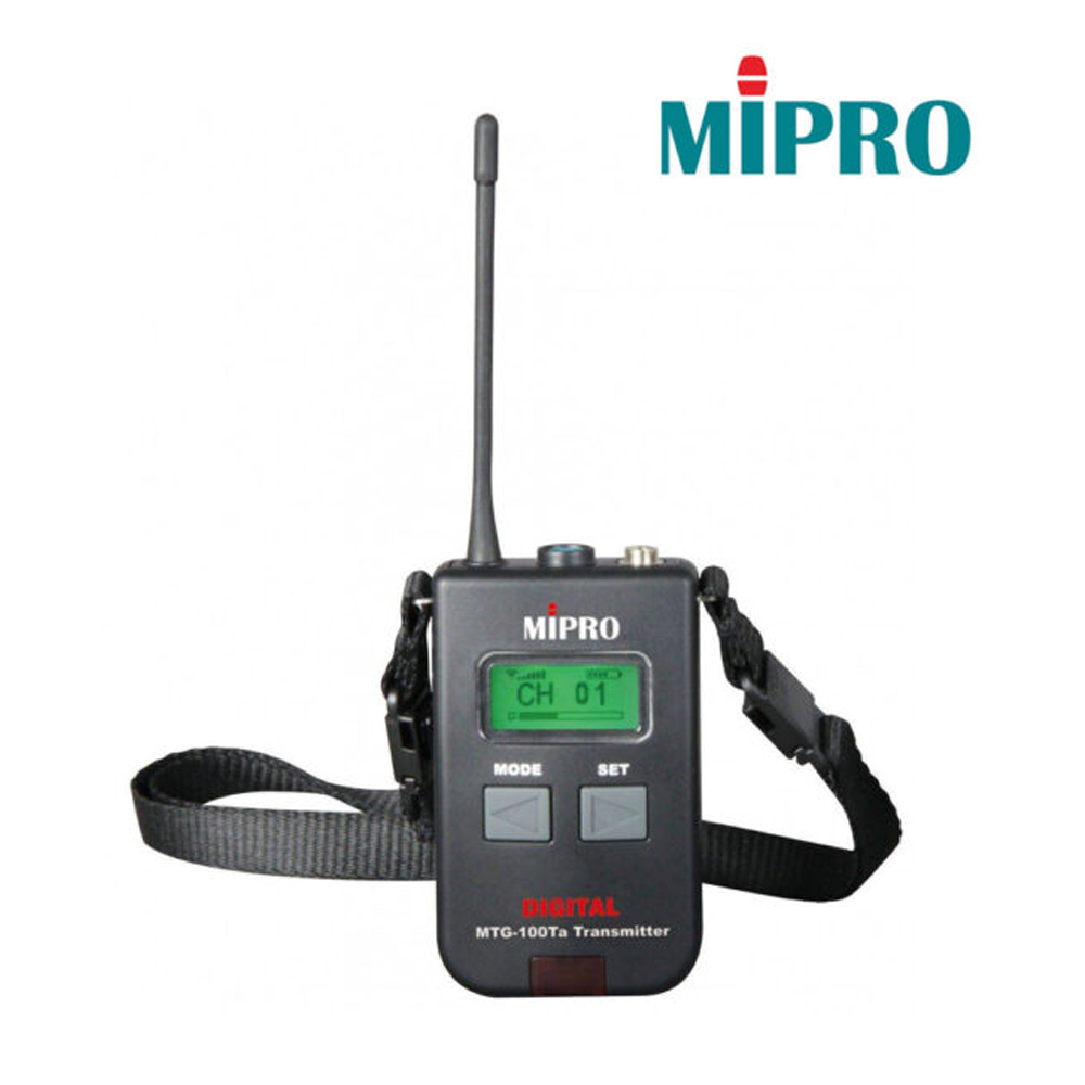 Mu 101 MIPRO MTG-100Ta 導覽系統發射器 (包含MU-101耳掛) 3號電池 - 補給站樂器總店